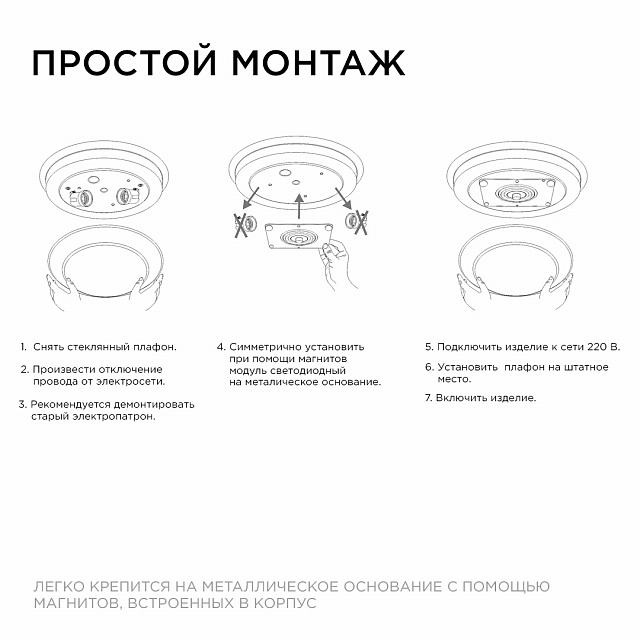 02-12 Плата светодиодная 220В, SMD 2835